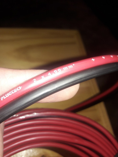 Cable Bafle Parlante 2 X 0,50mm Siliconado Plugtech 1451