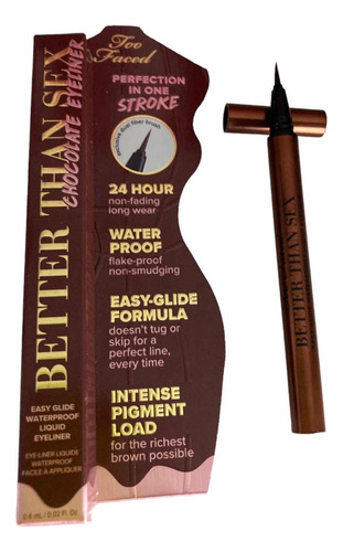 Delineador Too Faced Waterproof Cafe