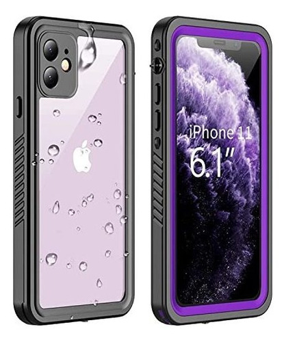 Vapesoon Compatible Con iPhone 11 Caja Impermeable, 1t27i