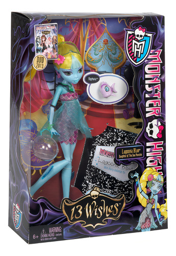 Monster High Boneca Lagoona Blue 13 Desejos