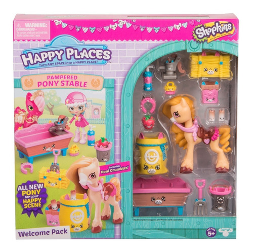 Shopkins  Happy Places Establo C/pony Mundotoys