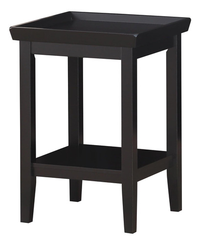 Mesa Concepts Ledgewood En Negro, Diseño Moderno