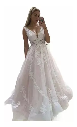 Busca vestido novia princesa manga 3 4 gasa encaje raso tul a la venta en  Mexico.  Mexico