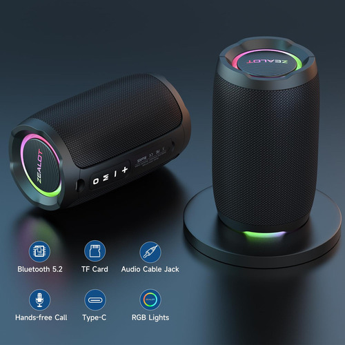 S49 Portable Bluetooth Speaker - Water Resistant