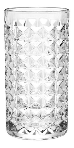 Imagem 3 de 6 de Jogo Com 6 Copos De Vidro Alto Diamond 300ml Hauskraft
