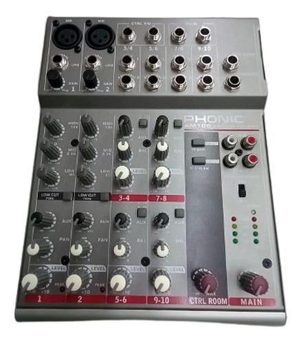 Consola Phonic Am 105 - 10ch