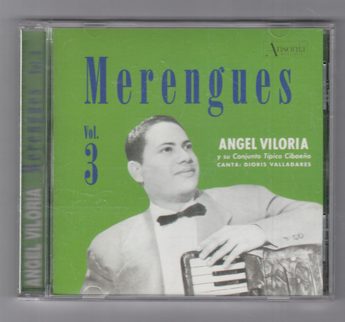 Angel Viloria Merengues Vol. 3 Cd Original Usado Qqf. Mz