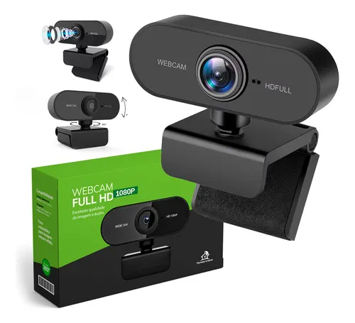 comprar Webcam Camera Full Hd Zoom 1080p 360 Graus Videoconferencia Streamcam Web Cam Entrada Usb 2.0 Com Microfone- Floresta Urbana