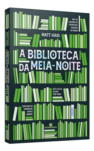 Livro A Biblioteca Da Meia Noite Matt Haig Lançamento