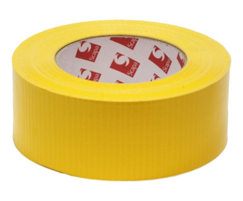 Cinta Tela  Impermeable Gaffer Amarillo 50x50 Duct Tape 