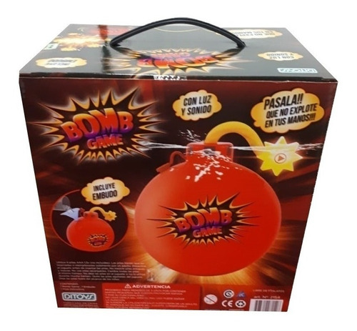 Juego Bomb Game Bomba Explosiva Luz Y Sonido Ditoys Jeg 2154