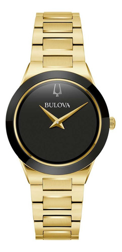 Reloj Bulova Quartz Modern Milenia Para Mujer 97l175 Dorado