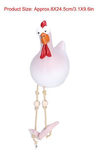 Adornos De Gallo De Resina De 8,1 X 9,6 Pulgadas, Fuertes Y