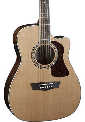 Washburn Heritage F11sce Folk Style Acoustic-electric Gu Eea