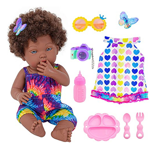 Muñecas Dollbie Amp; Accesorios African American Baby H3hs2