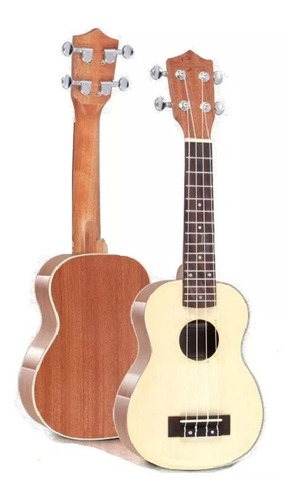 Ukulele Ukelele Soprano String Tapa Pino Original Garantia