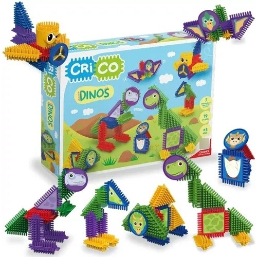 Crico Dinos 01-3056 Bloques Encastre Milouhobbies