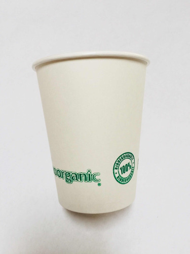 Vaso Para Cafe Bamboorganic Biodegradable 8 Oz