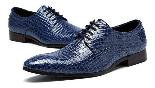 Zapatos Casuales De Cuero Para Hombre Boda Oxford