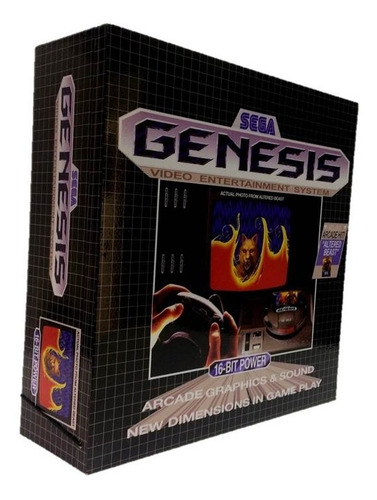 Caixa Vazia Mega Drive Genesis De Madeira Mdf