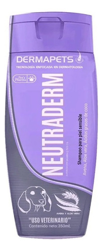 Pets Pharma Neutraderm Shampoo 350ml Piel Sensible Avena Coc Fragancia Avena