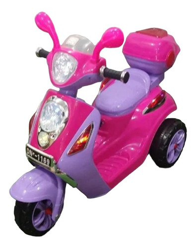 Moto Eléctrica Para Niñas Princesas Frozen Con Luz Led