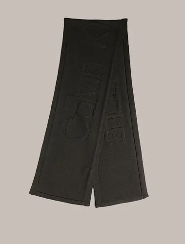 Cachecol Ckj Masc Logo - Preto Preto U