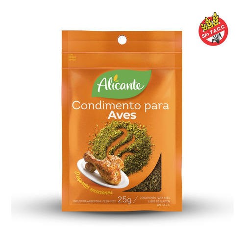 Alicante Condimento Para Aves X 25 Gr