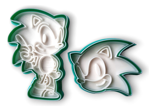 Set De Cortantes De Galletas De Sonic X2 8 Y 5cm