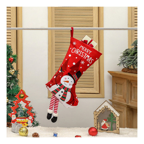 Adornos Colgantes De Calcetín Navideño 4 Piezas