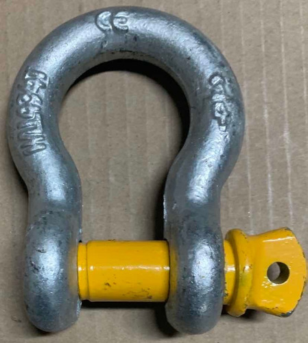 Imagen 2 de 3 de Grillete Para Alta Carga Certificado. Mide 3/4 Para 4750 K.