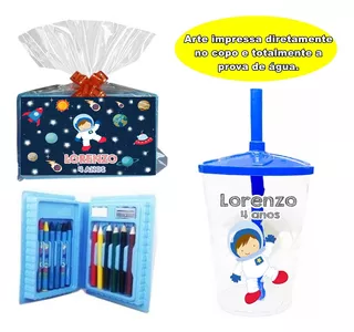 Kit Lembrancinha Personalizada 20 Itens Temos Todos Os Temas