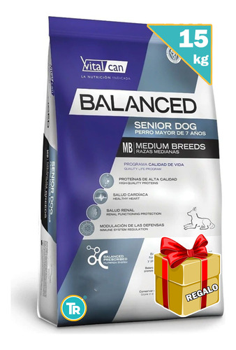 Ración Balanced Perro Senior Med + Obsequio Y Envío Gratis