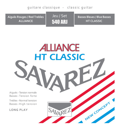 Encordado Guitarra Clasica Savarez 540 Arj Alliance Prm