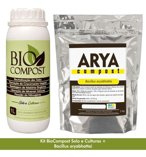 Biocompost Azospirillum + Bacillus Aryabhattai (4kits)