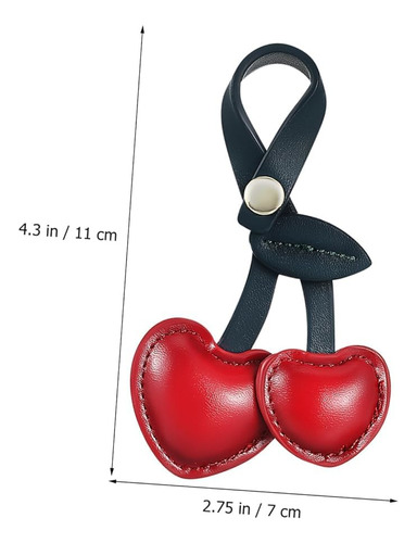 4 Pcs Llavero De Cereza, Bonito Abalorio Cereza,para Bolso