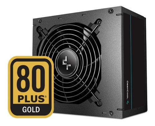 Imagen 1 de 10 de Fuente Deepcool Pm750d 750w Certificada 80 Plus Gold - Oro 