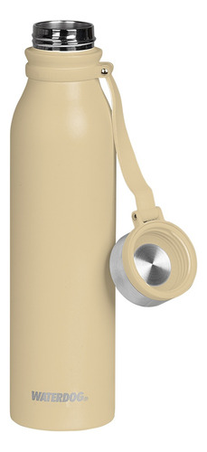 Bandolera Viajera Waterdog 23cm + Botella Térmica 750ml Amarillo