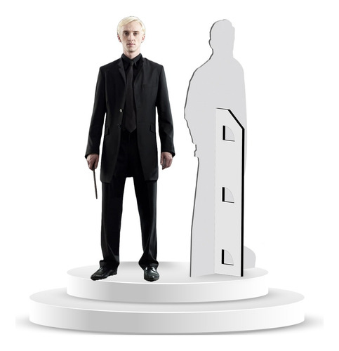 Figura De Coroplast De Draco Malfoy A Tamaño Real Con Base