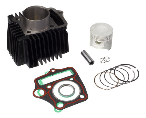 Imagem 1 de 5 de Kit Motor Cilindro Pistão Anéis Da Moto Honda Biz 100