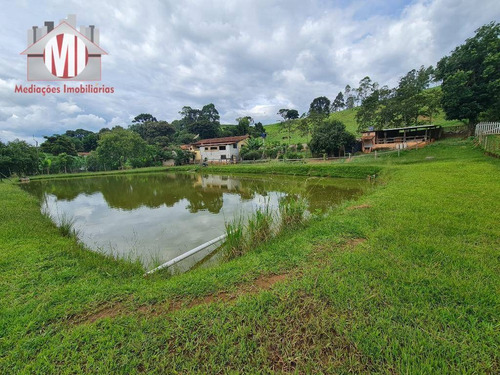 Imagem 18 de 21 de Ótima Chácara Com 03 Dormitórios, Lago, Nascente, Pomar, Bem Localizada, À Venda, 4000 M² Por R$ 540.000 - Rural - Socorro/sp - Ch0869