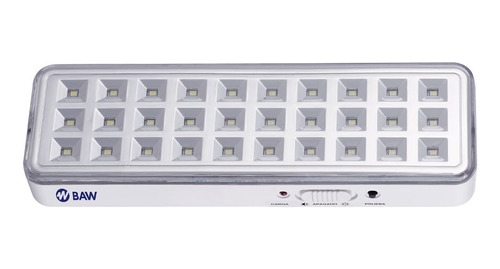 Luz De Emergencia Baw 30 Led Smd 220v 50-60hz Autonomía 6hs