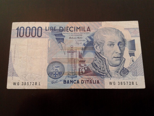 Billete 10000 Lira Italia.ee
