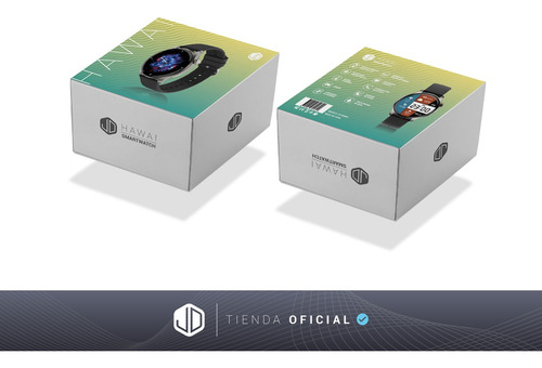 Smartwatch Jd Hawai 1.43 Bluetooth Negro Llamadas Spo2 Cta-*