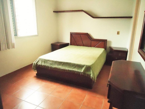 Imagem 4 de 12 de Guarujá Pitangueiras 3 Dormitórios 1 Suíte Mobiliado 2 Vagas Churrasqueira Serviço De Praia Portaria 24 Horas!!! - Ap0757 - 34707461