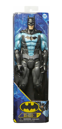 Imagen 1 de 2 de Batman Figura Articulada Traje Gris Y Celeste 30cm Dc