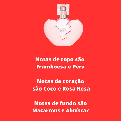 Perfume para mujer Ariana Grande Thank U Next Edp, 100 ml, volumen unitario 100 ml