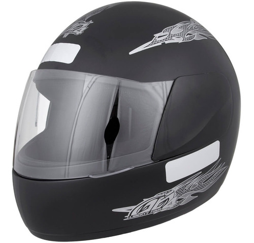 Capacete Moto Protork Liberty Four Tamanho 60 Preto