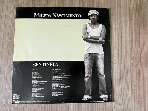 Lp Milton Nascimento Sentinela Com Encarte 1980