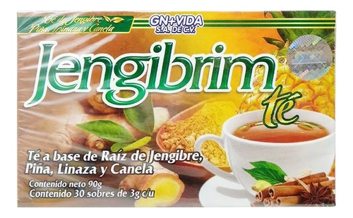 Te Jengibrim Jengibre Piña Linaza Canela (30 Sobres) Gn+vida
